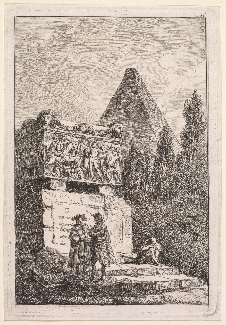 Les Soirées de Rome: Le Sarcophage de Hubert Robert