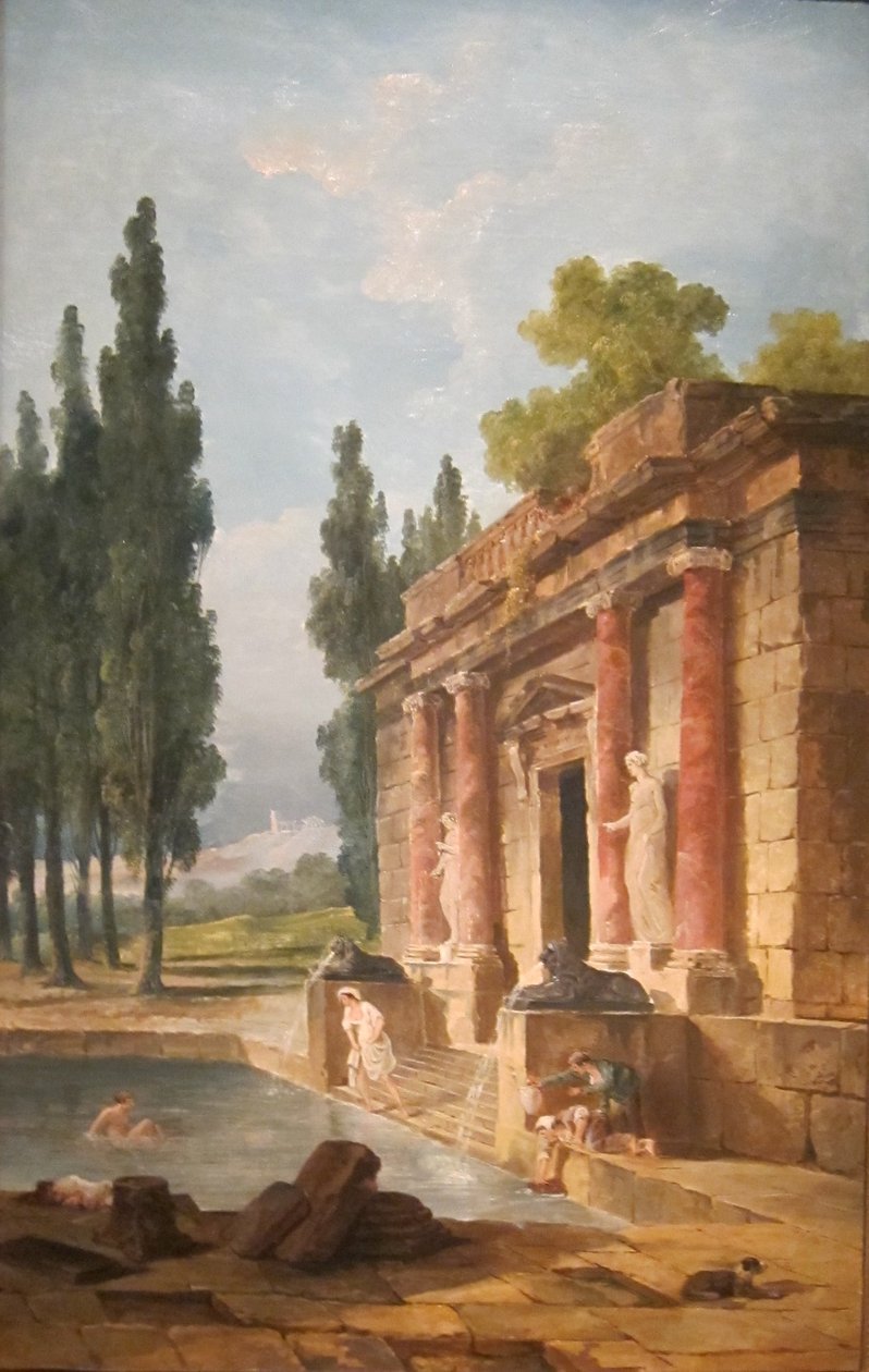 El bañista de Hubert Robert