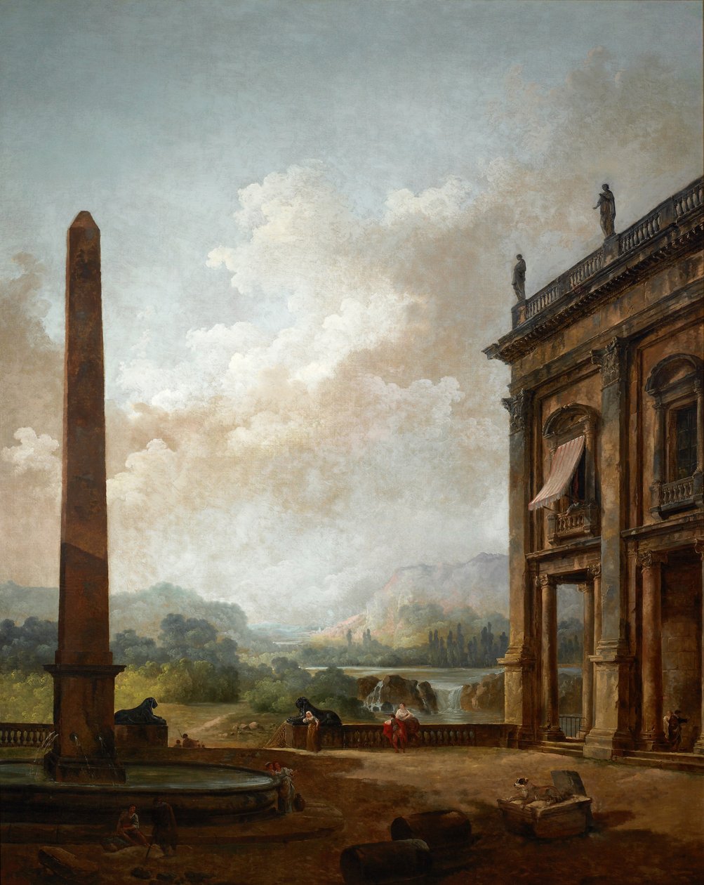 El Obelisco de Hubert Robert