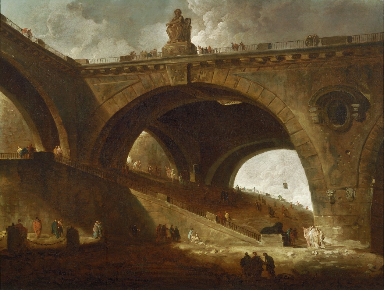 El Puente Viejo de Hubert Robert