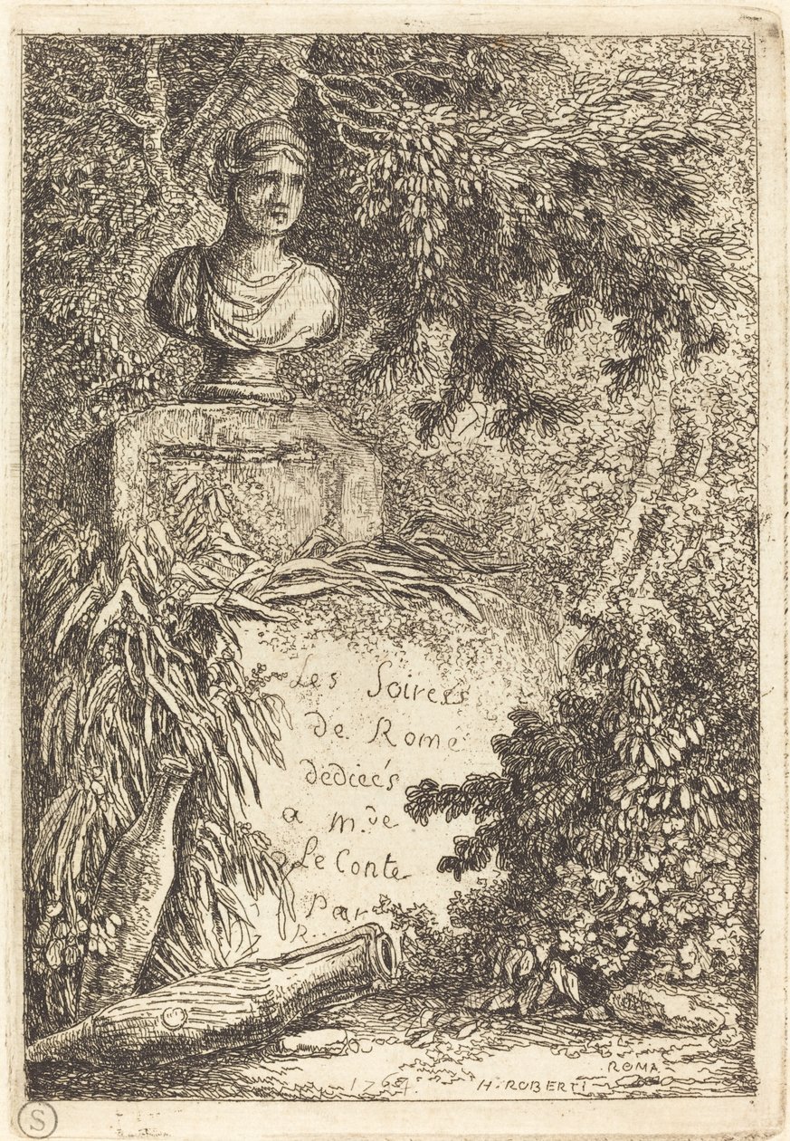 El busto retrato de Hubert Robert