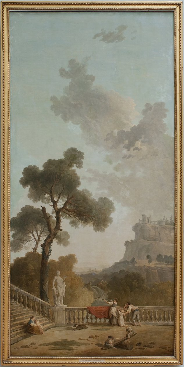 Vista desde una terraza de Hubert Robert