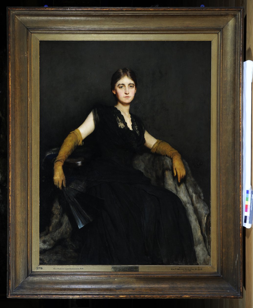 Transe, o Dama de Negro de Hubert von Herkomer