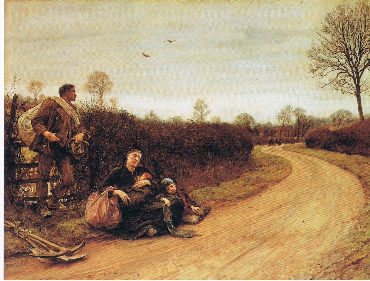 Tiempos difíciles de Hubert von Herkomer