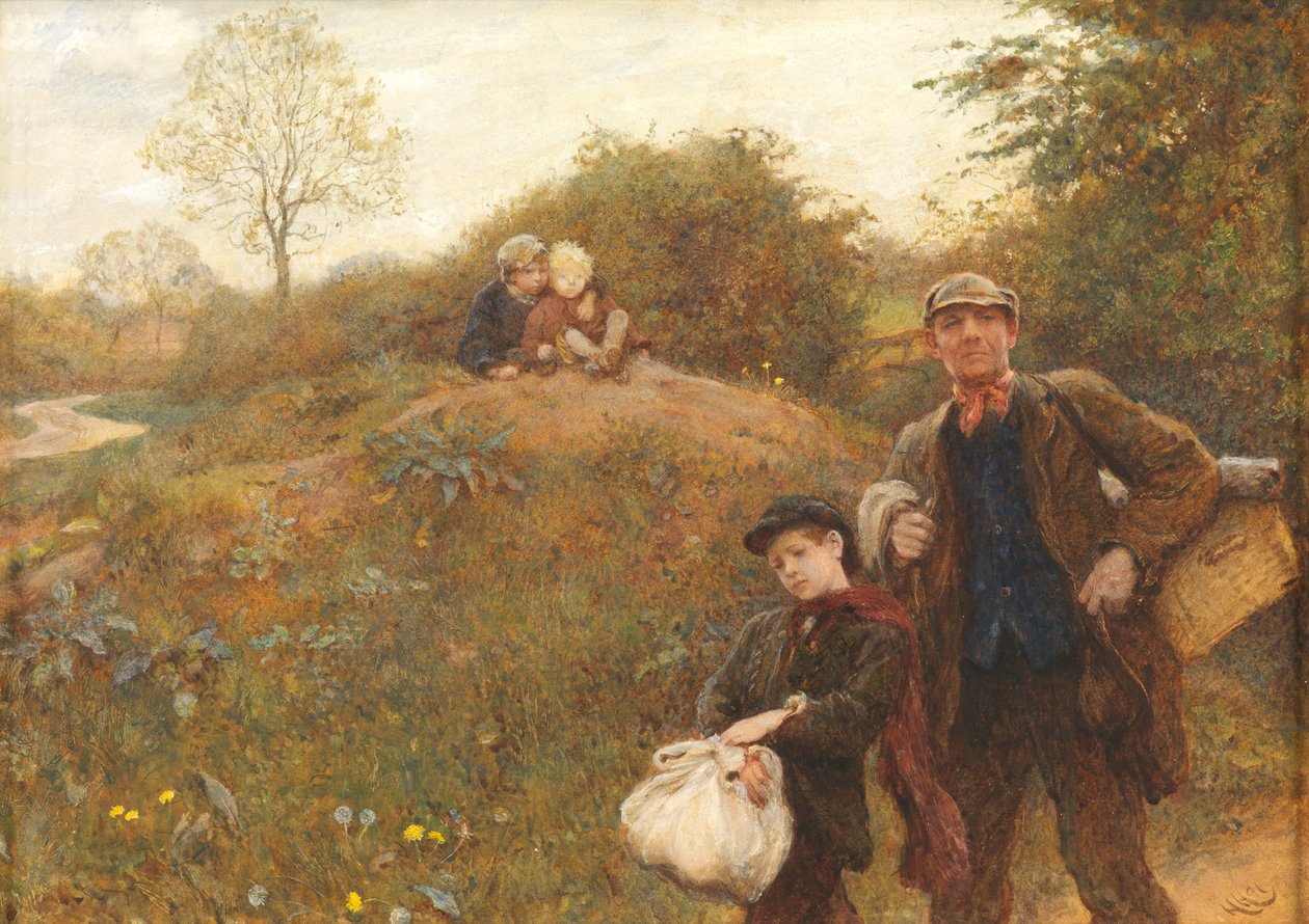 Avanzando, 1891 de Hubert von Herkomer