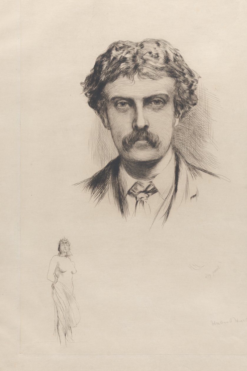 Retrato de Cecil Lawson, 1882 de Hubert von Herkomer