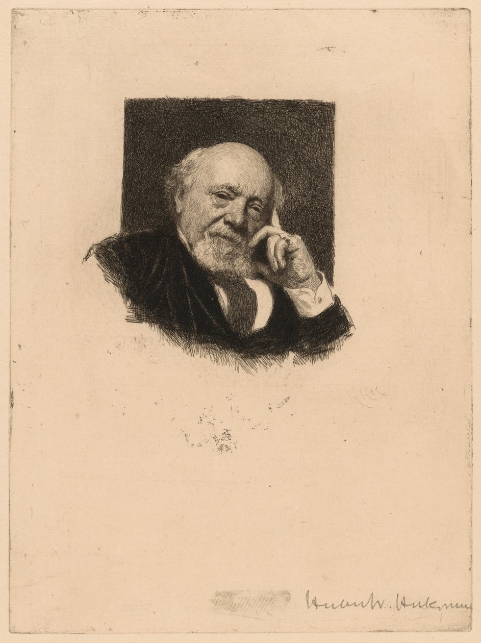 Retrato de un hombre de Hubert von Herkomer