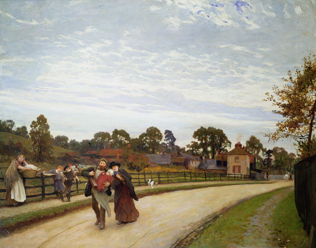 El primogénito, 1887 de Hubert von Herkomer