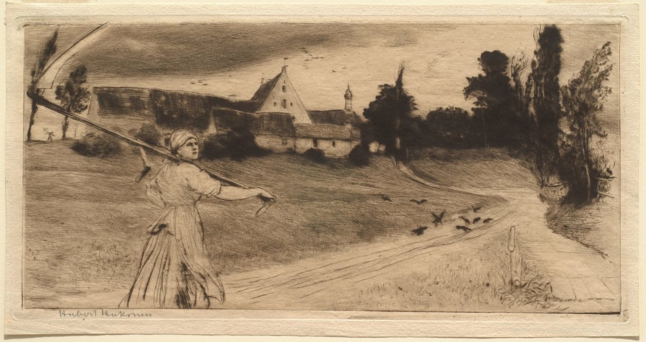 Tiempo tempestuoso de Hubert von Herkomer