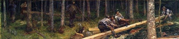 Leñadores de Hubert von Herkomer