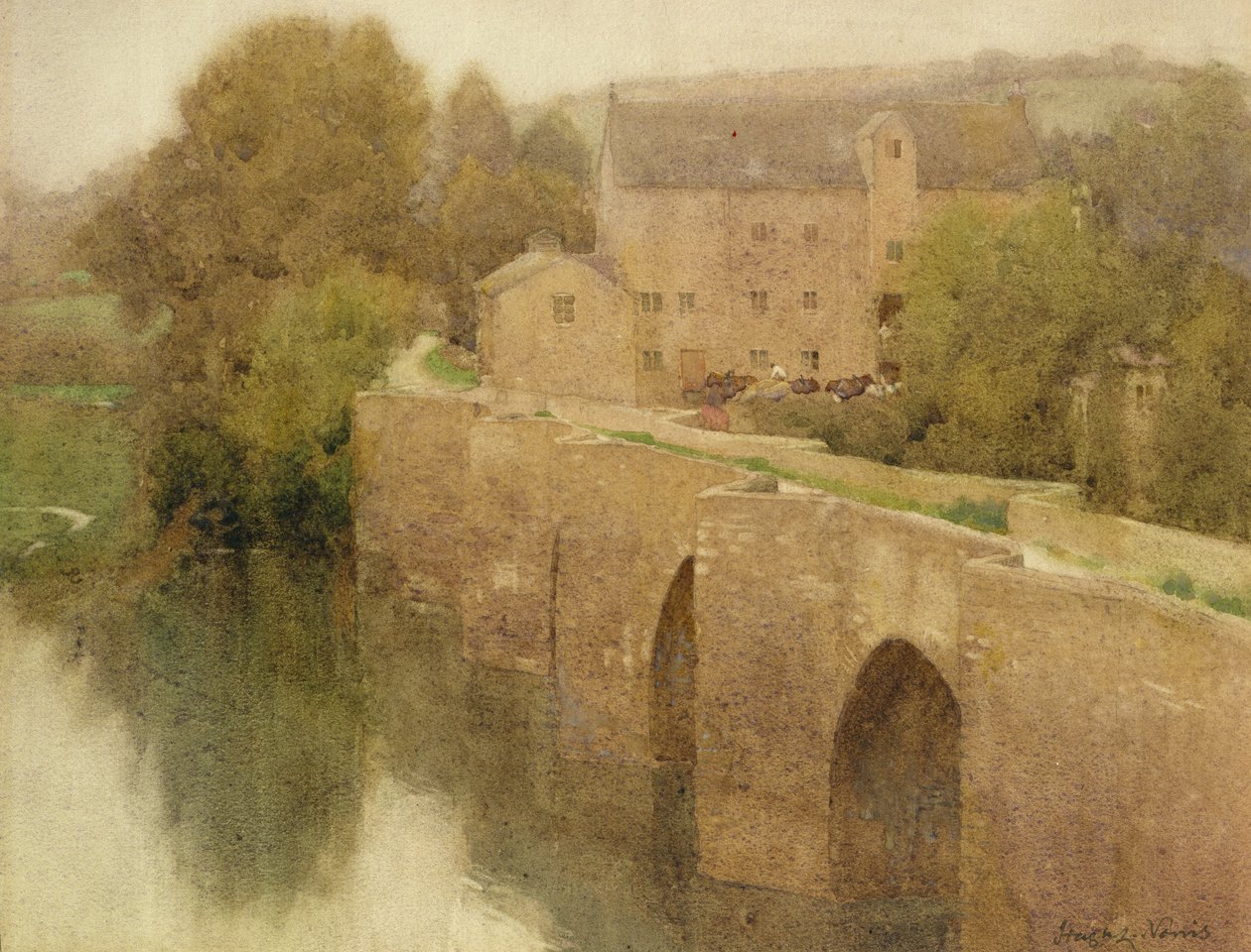 Puente de Staverton, Devon de Hugh L. Norris
