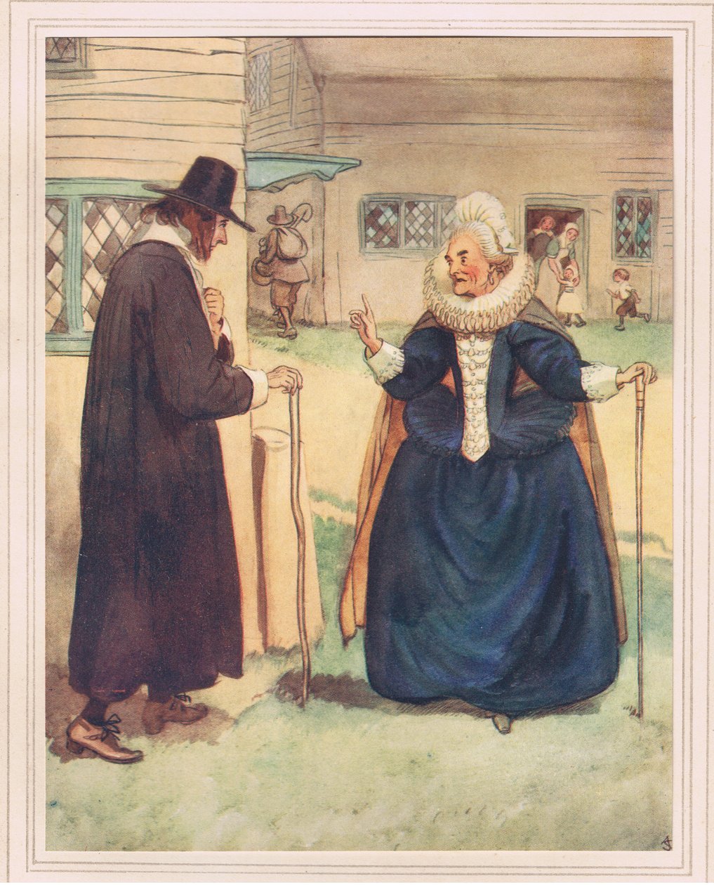 Entonces Reverendo señor, ha hecho una visita en el bosque de Hugh Thomson