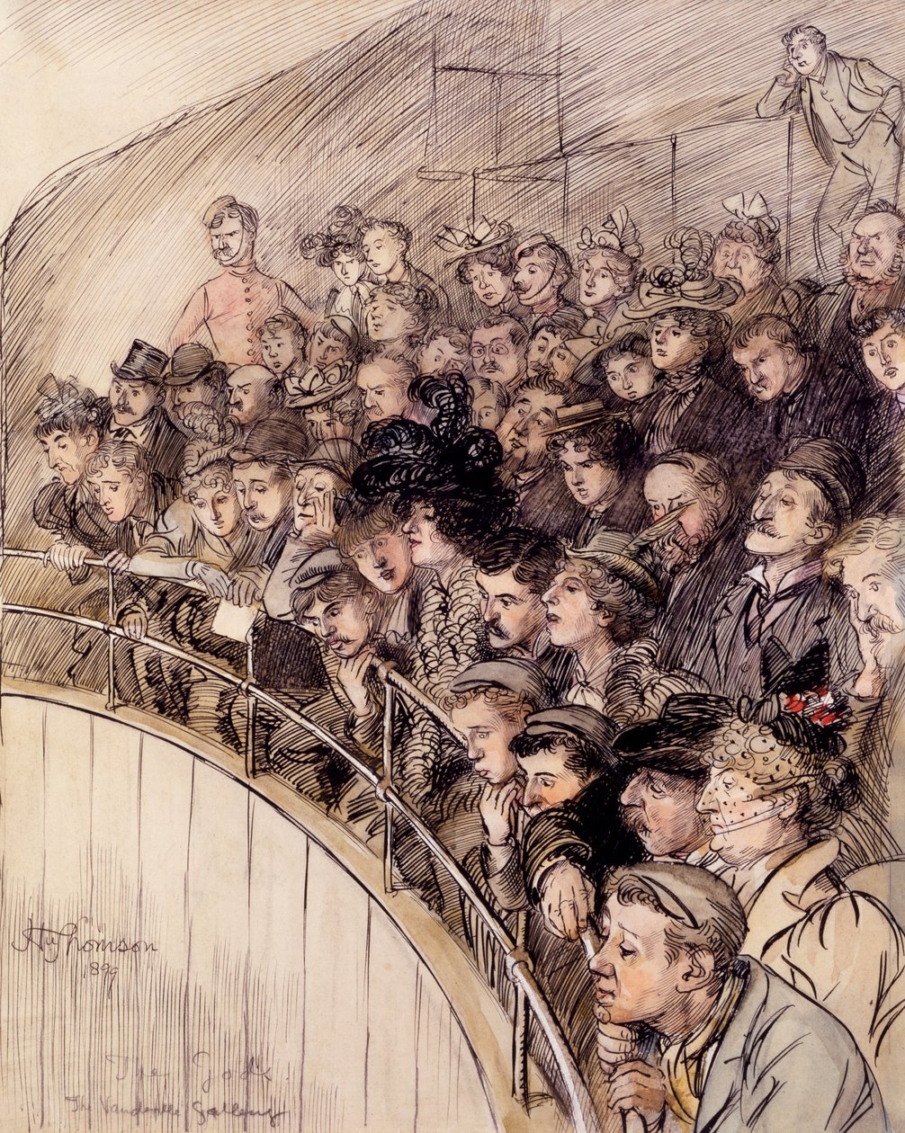 Los dioses, La Galería de Vaudeville, 1899 de Hugh Thomson