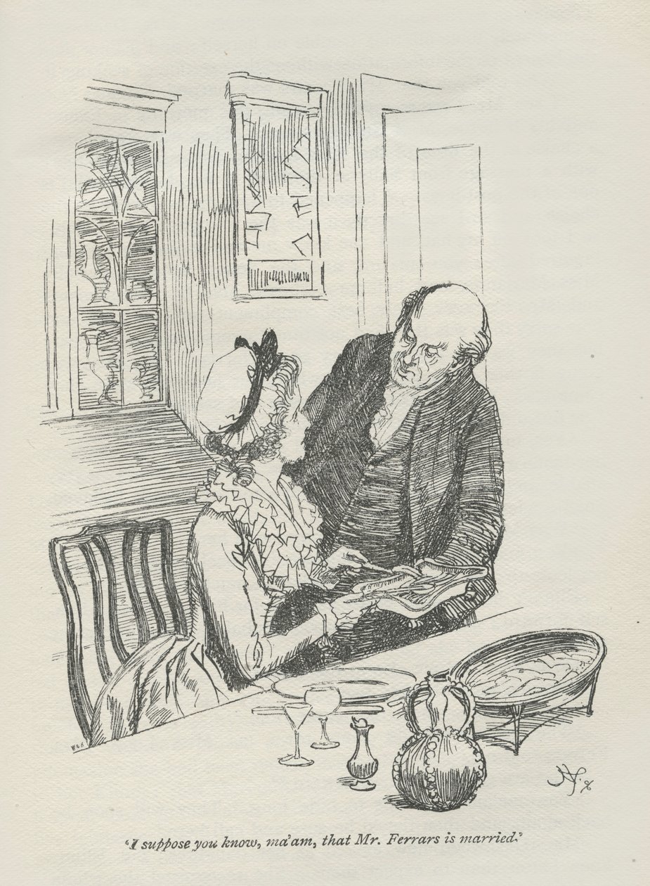 Supongo que sabe, señora, que el Sr. Ferrars está casado de Hugh Thomson