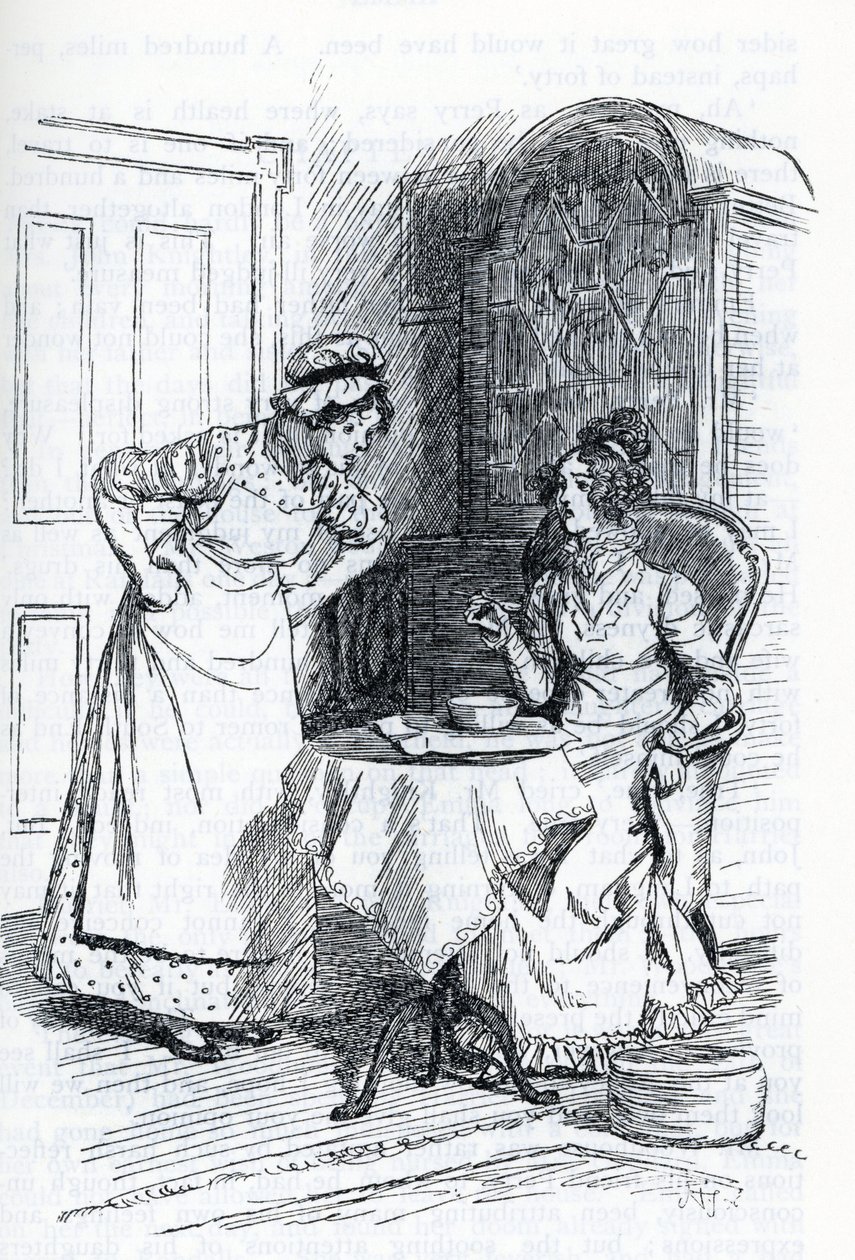 Ilustración para "Emma" de Jane Austen de Hugh Thomson