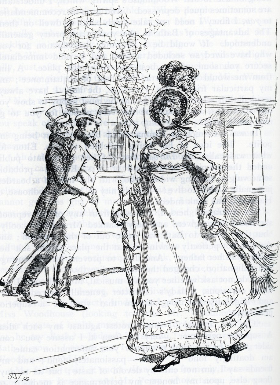 Ilustración para "Emma" de Jane Austen (ilustración) de Hugh Thomson