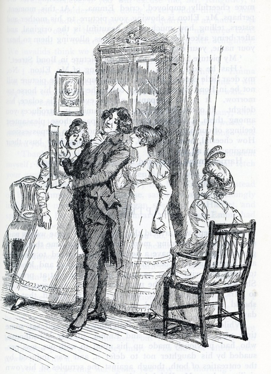 Ilustración para "Emma" de Jane Austen de Hugh Thomson