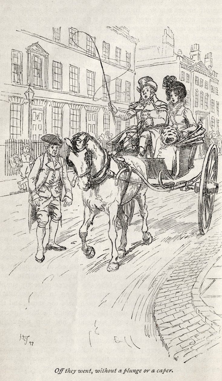 La abadía de Northanger de Jane Austen de Hugh Thomson