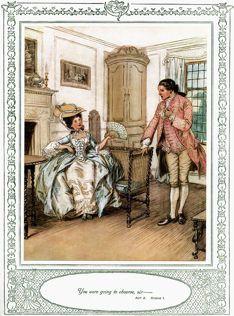 La comedia de Oliver Goldsmith 