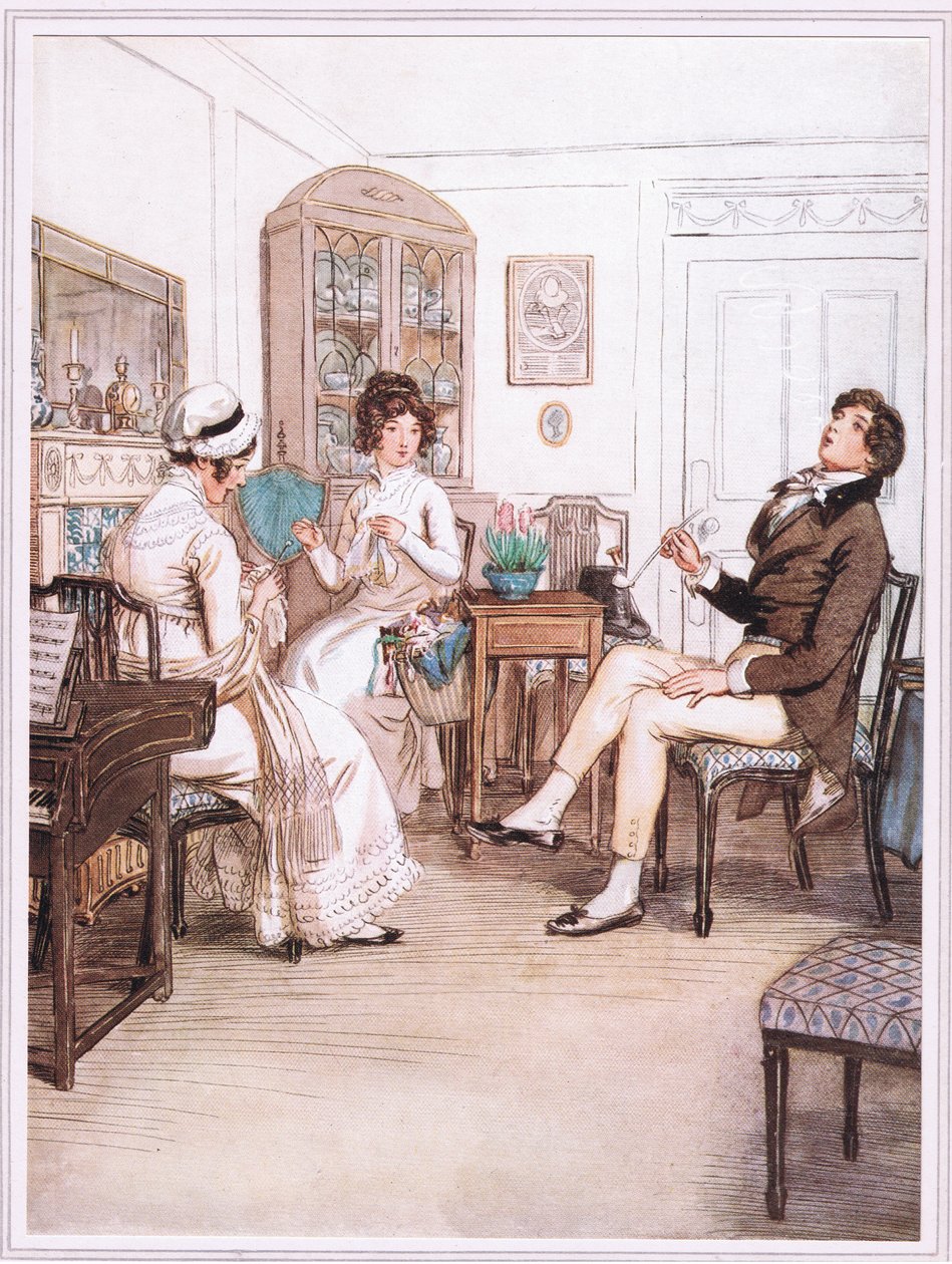 Phoebe: Él es absolutamente intrépido, Susan, ha fumado su pipa en esta habitación de Hugh Thomson