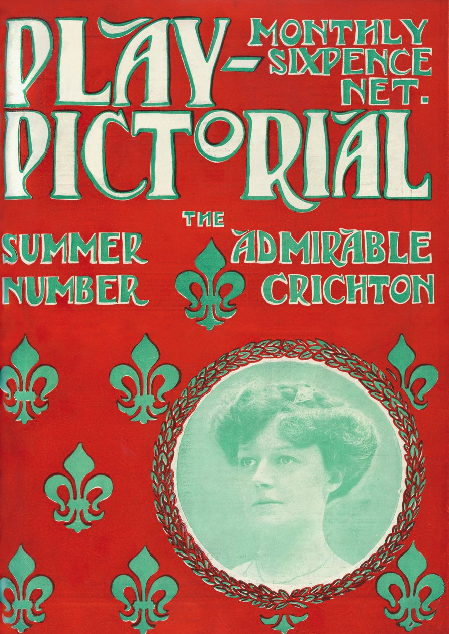 Portada Pictorial - J M Barrie El Admirable Crichton de Hugh Thomson