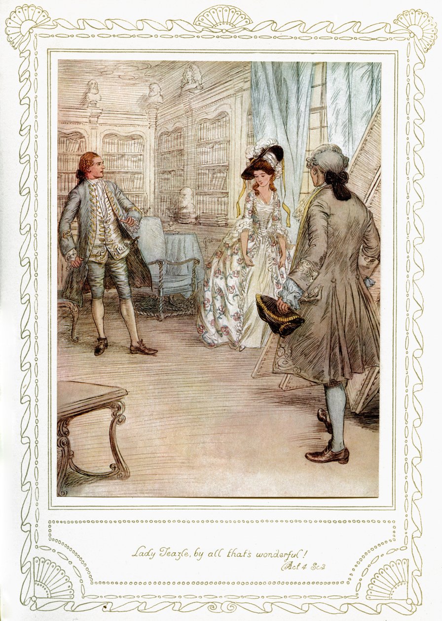 Obra de teatro de Richard Brinsley Sheridan de Hugh Thomson