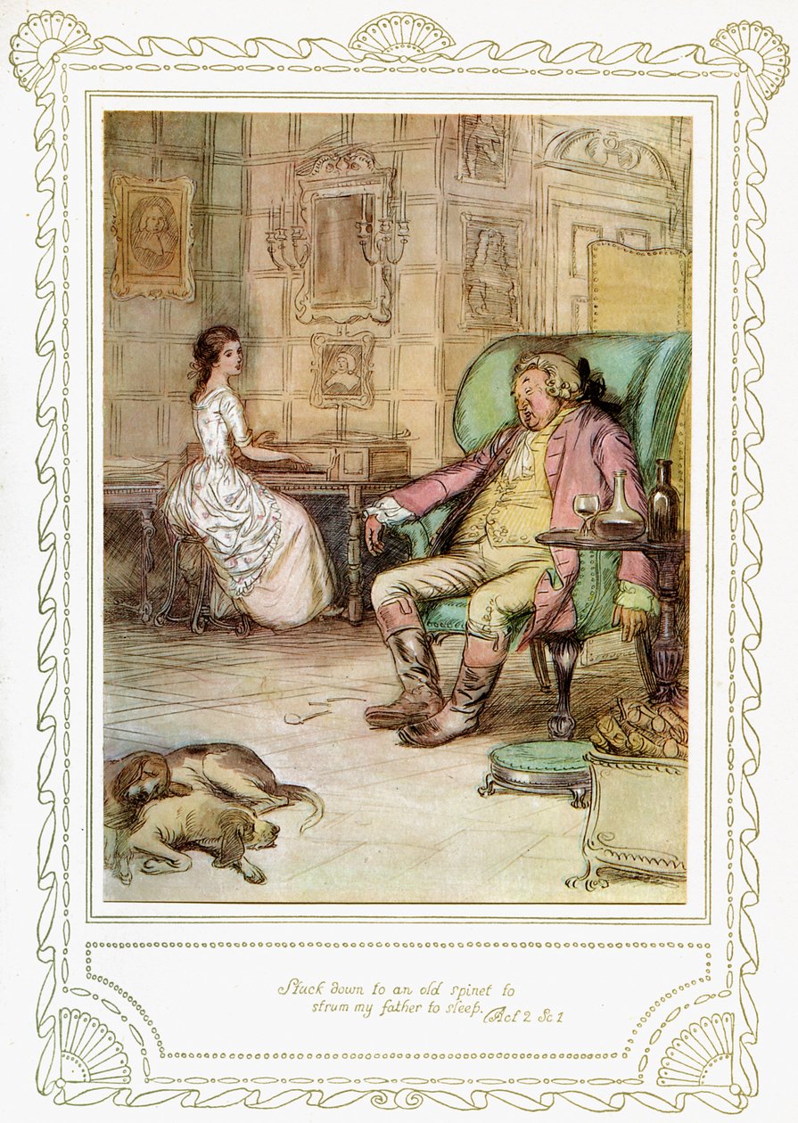 Obra de Richard Brinsley Sheridan de Hugh Thomson