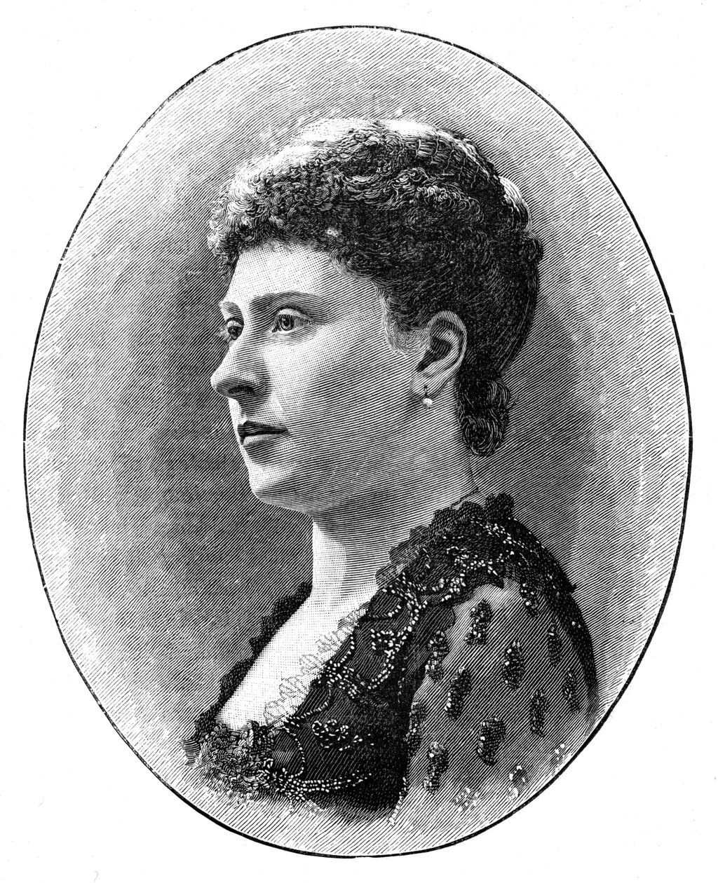 Princesa Beatriz, hija menor de la Reina Victoria, 1900 de Hughes and Mullins