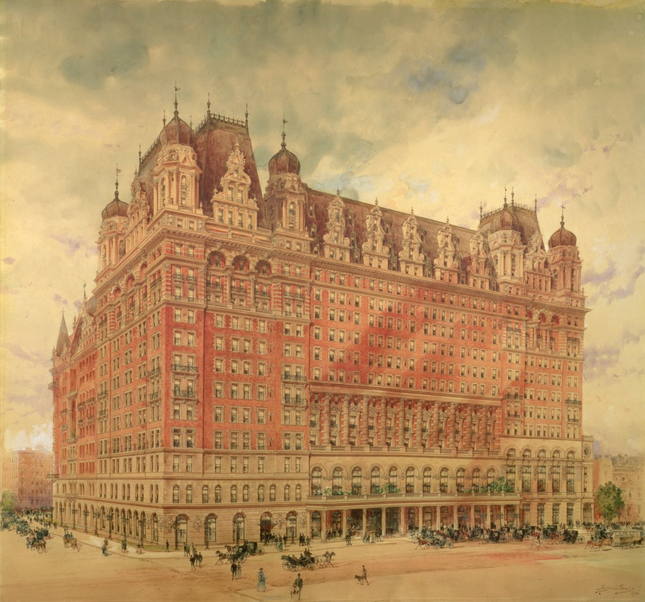 El Hotel Waldorf Astoria, 1896 de Hughson Frederick Hawley