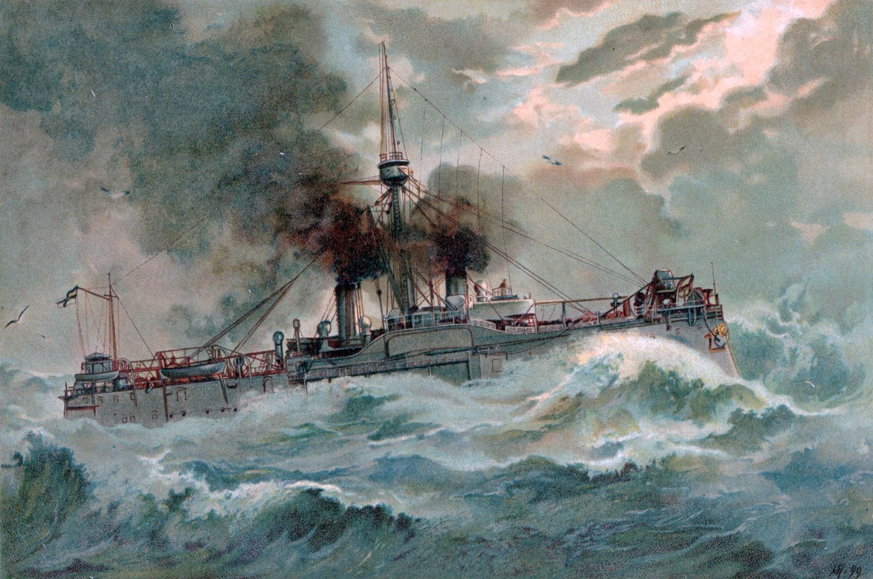 S.M. Buque de línea Oldenburg de Hugo Graf