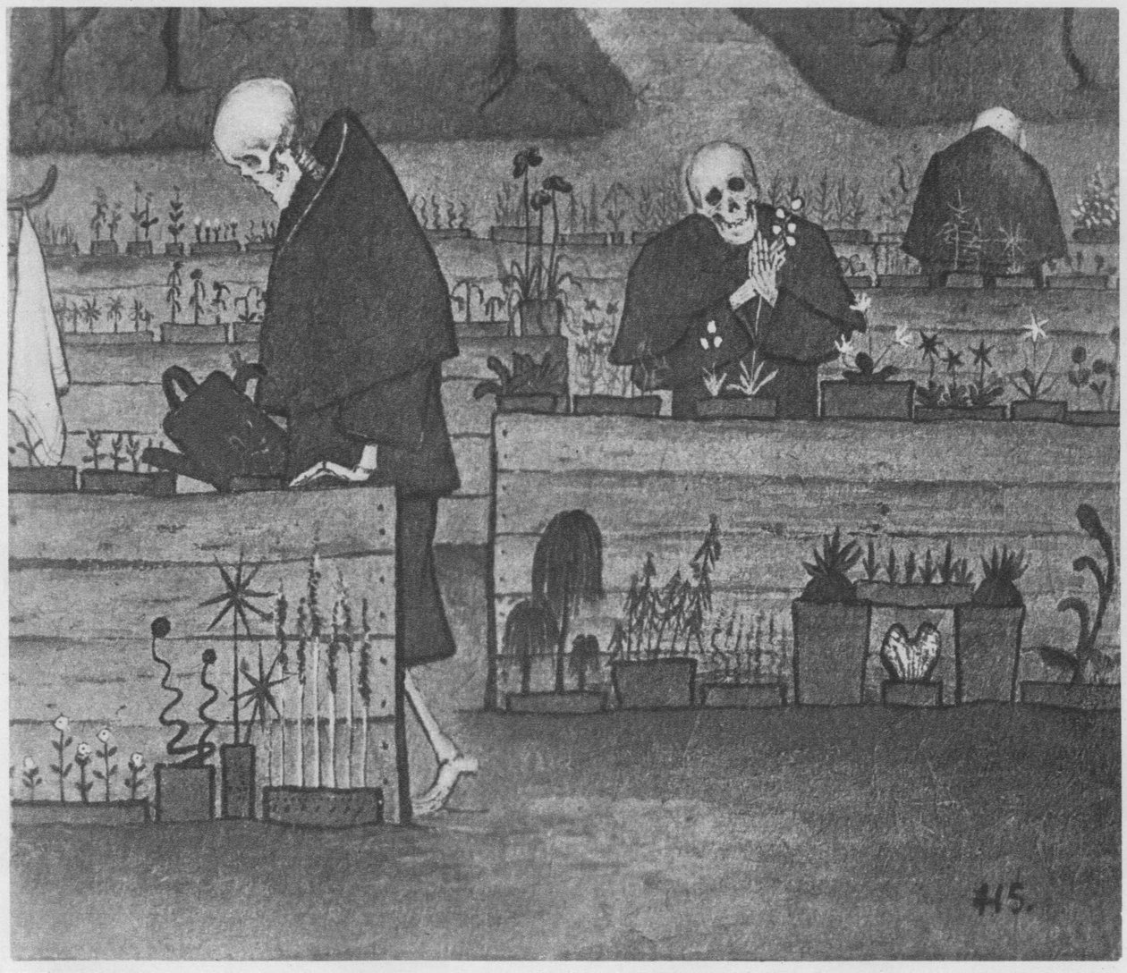 El jardín de la muerte de Hugo Simberg