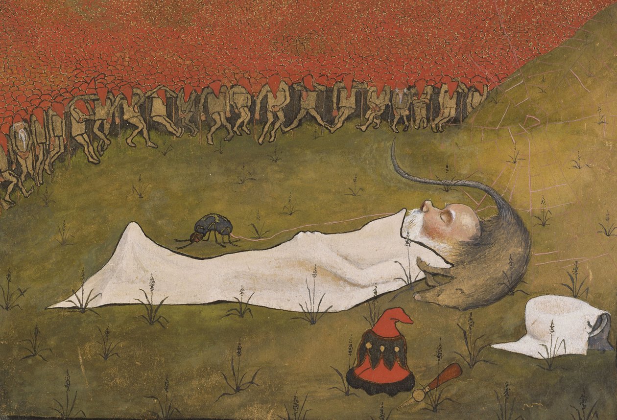 El Rey Duende Durmiendo de Hugo Simberg