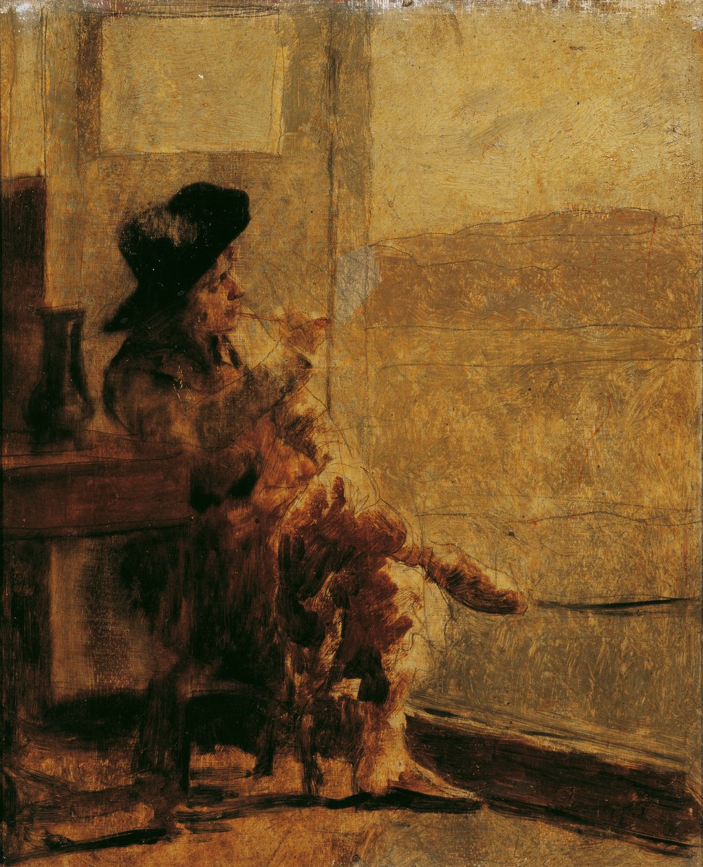 fumador sentado de Hugo Charlemont