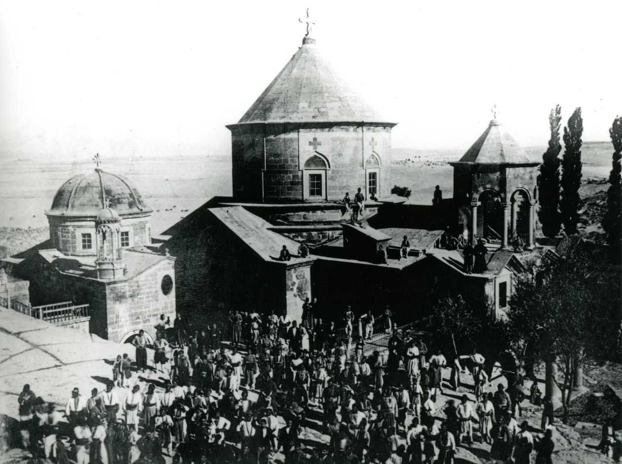 Peregrinación al monasterio de Tomarza, al sureste de Kayseri de Hugo Grothe