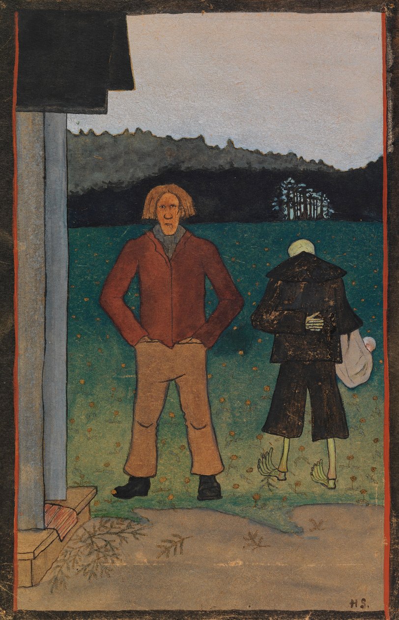 Der Tod und der Bauer de Hugo Simberg