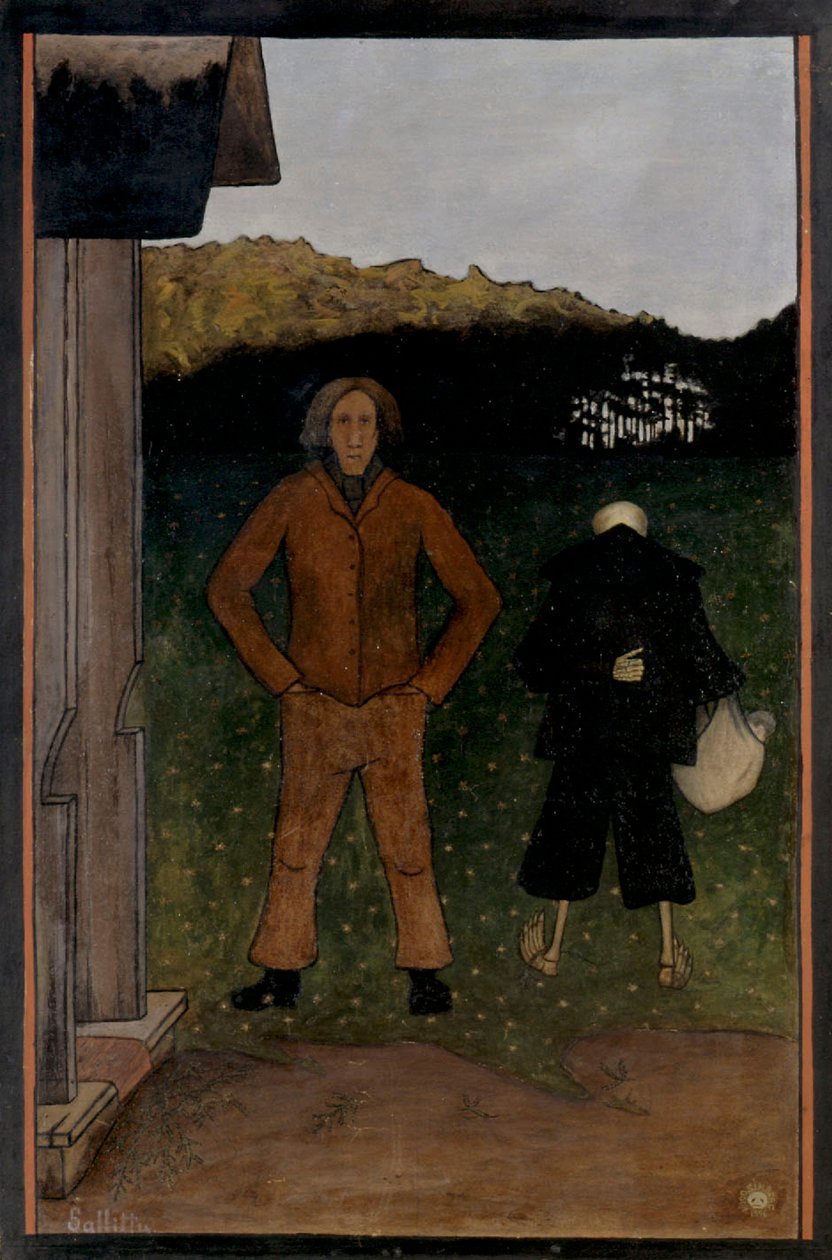 La Muerte y el Campesino, 1896 de Hugo Simberg