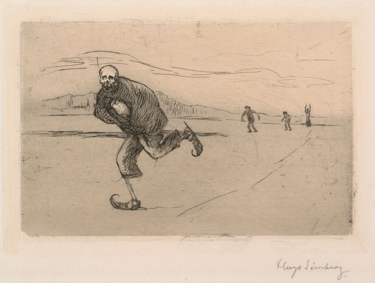 Muerte sobre patines; Patinaje mortal de Hugo Simberg