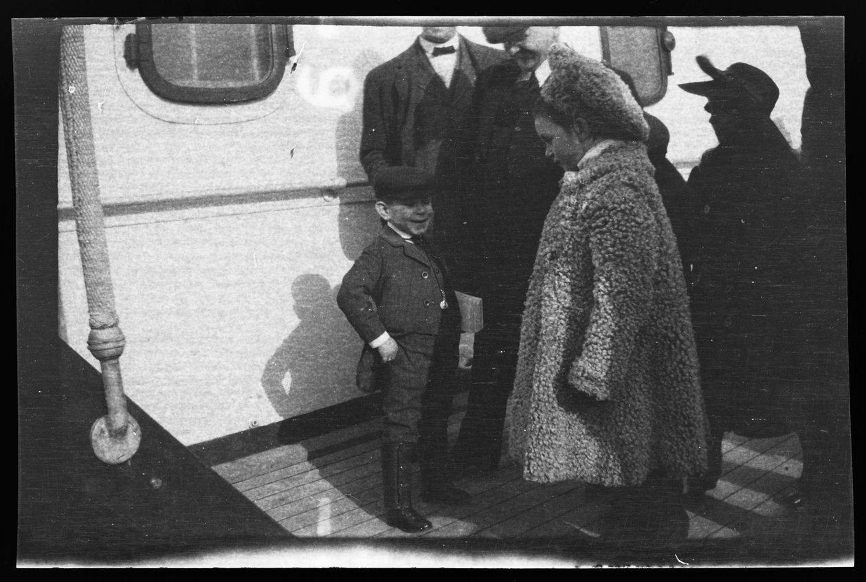 Pasajeros del RMS Lusitania de Hugo Simberg