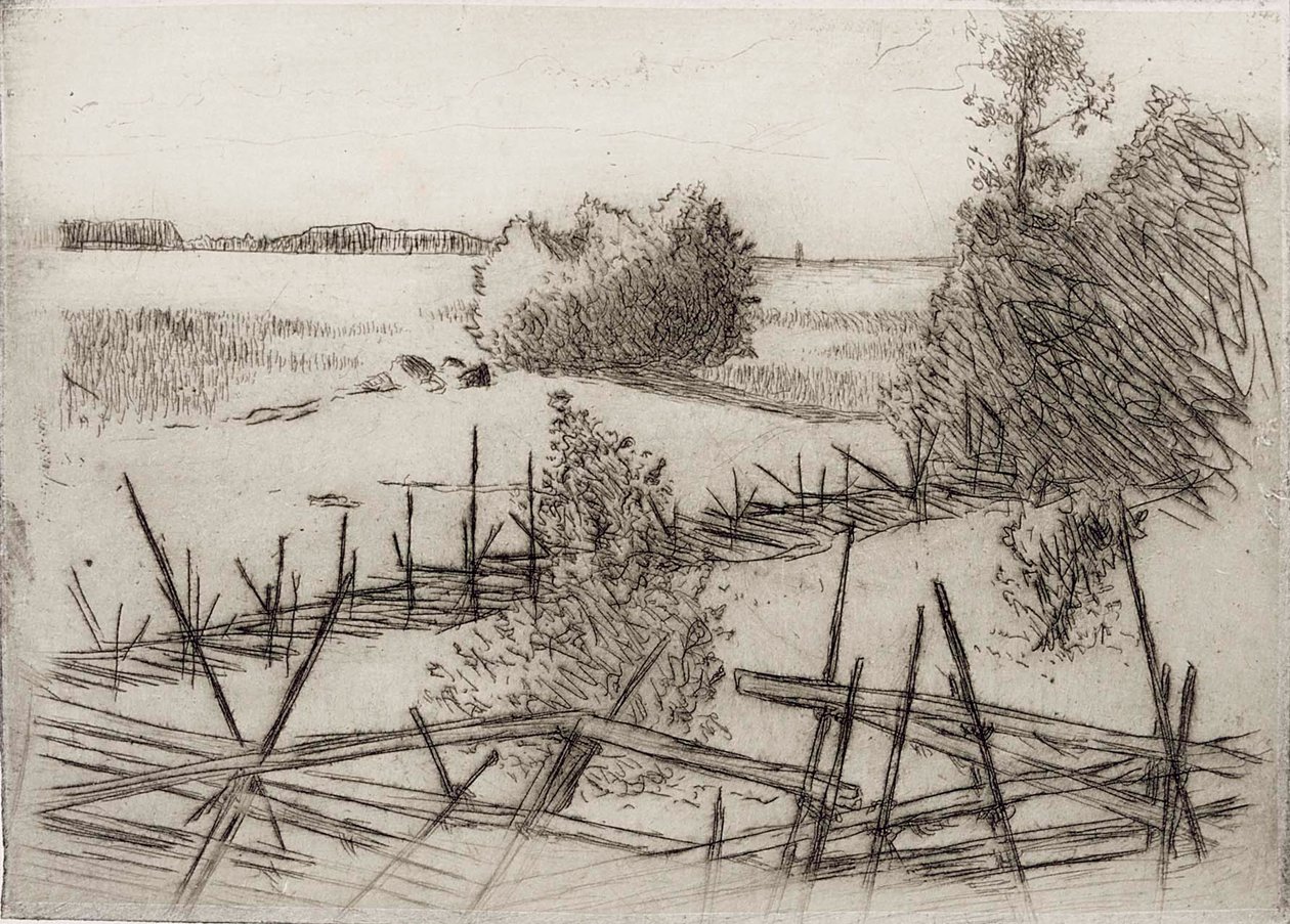 Paisaje de verano de Hugo Simberg