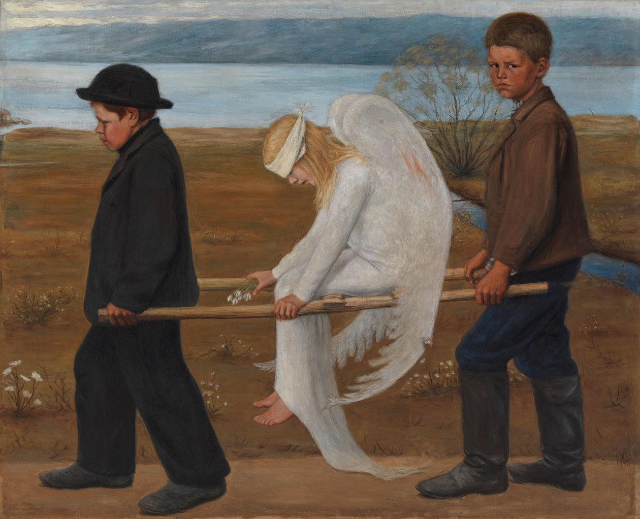 El ángel herido de Hugo Simberg