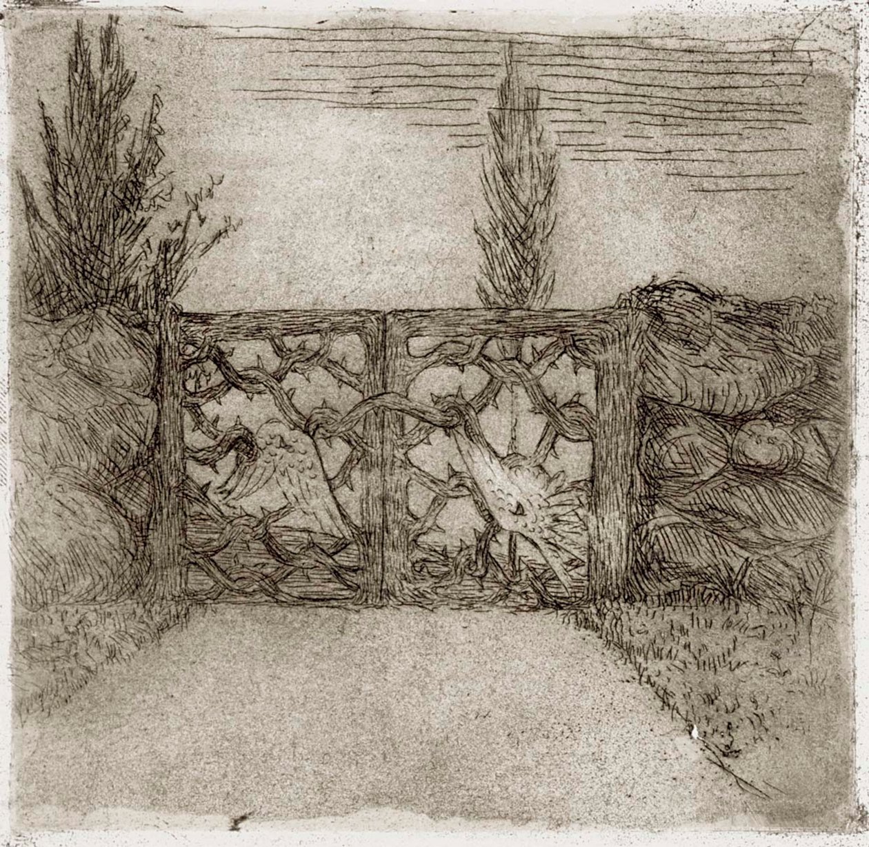 Puerta de espinas de Hugo Simberg