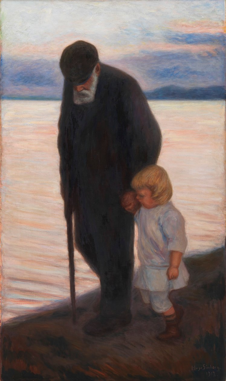 Al caer la tarde de Hugo Simberg