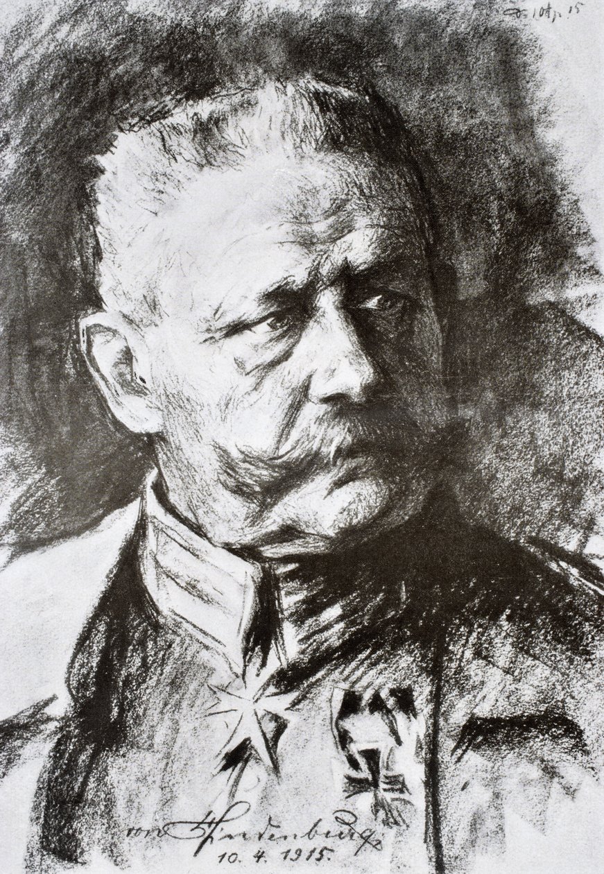 General Paul von Hindenburg de Hugo Vogel