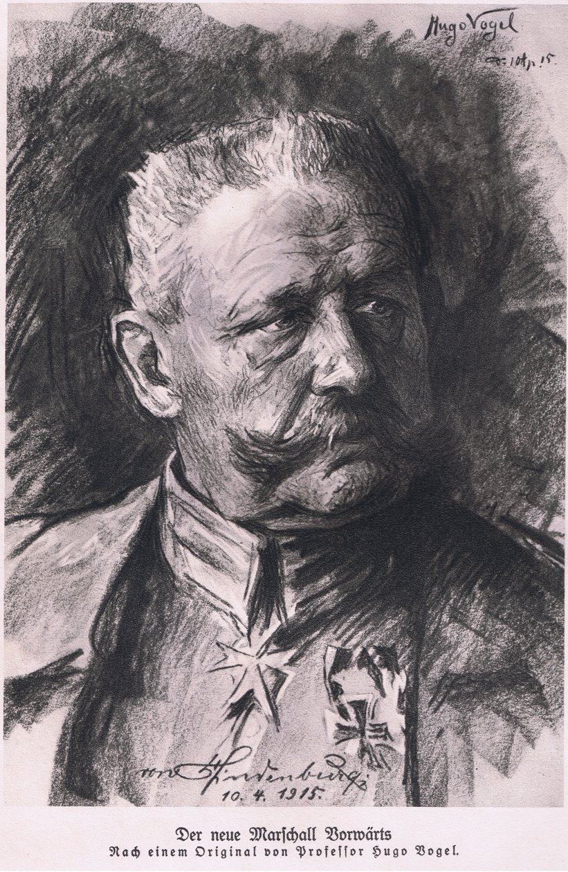 Hindenburg, de Hindenburg publicado por Daterlandijrcher Derlag & H Weller Berlín, 1928 de Hugo Vogel