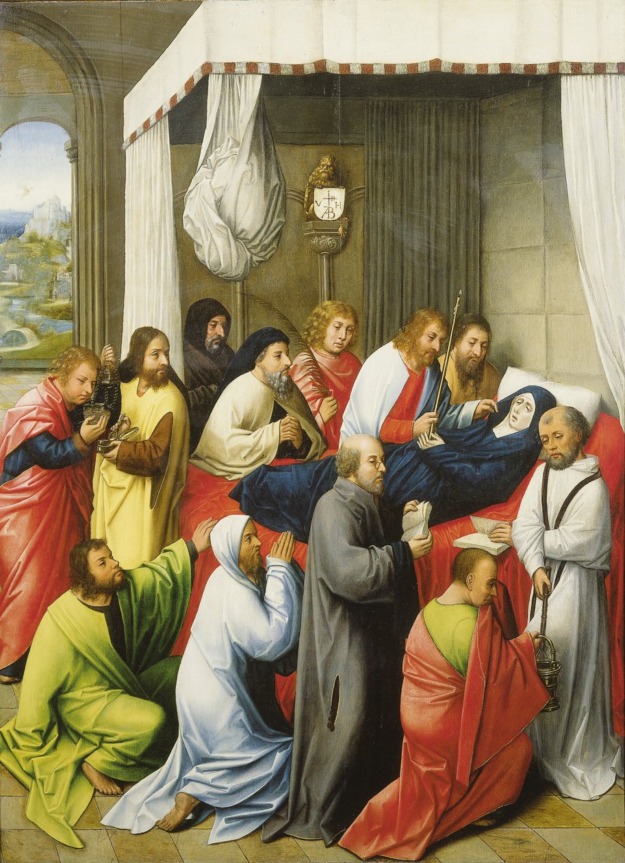La Dormición de la Virgen, c.1500 de Hugo van der (follower of) Goes