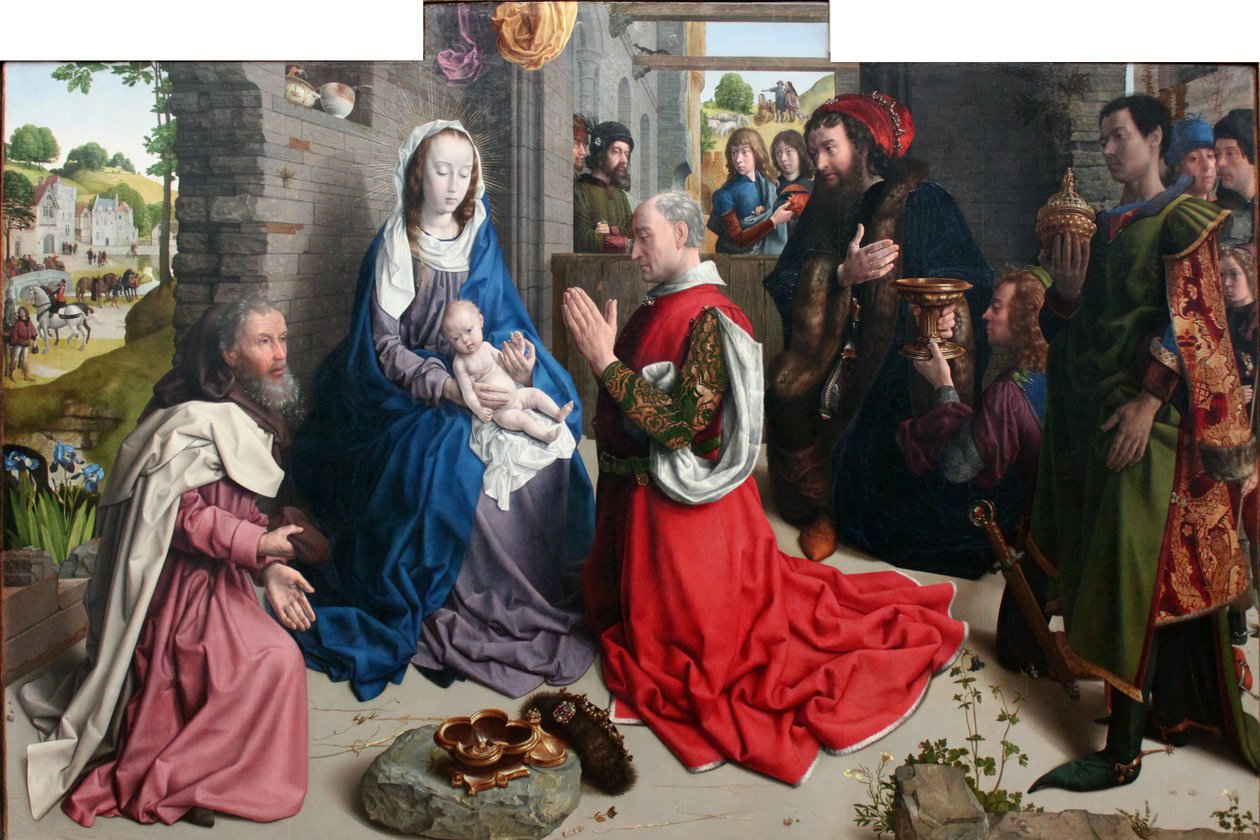 Adoración de los Magos de Hugo van der Goes