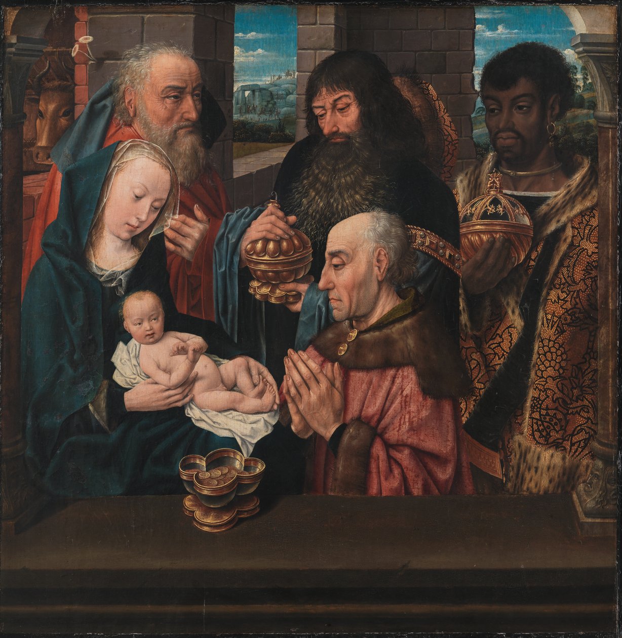 La adoración de los reyes de Hugo van der Goes