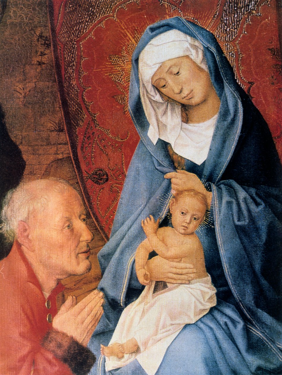 La Adoración de los Magos (detalle) de Hugo van der Goes