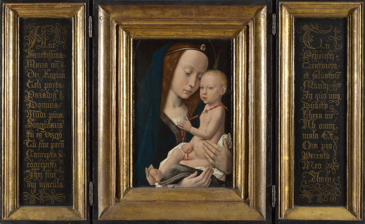 Virgen y Niño, ca. 1485 de Hugo van der, Goes