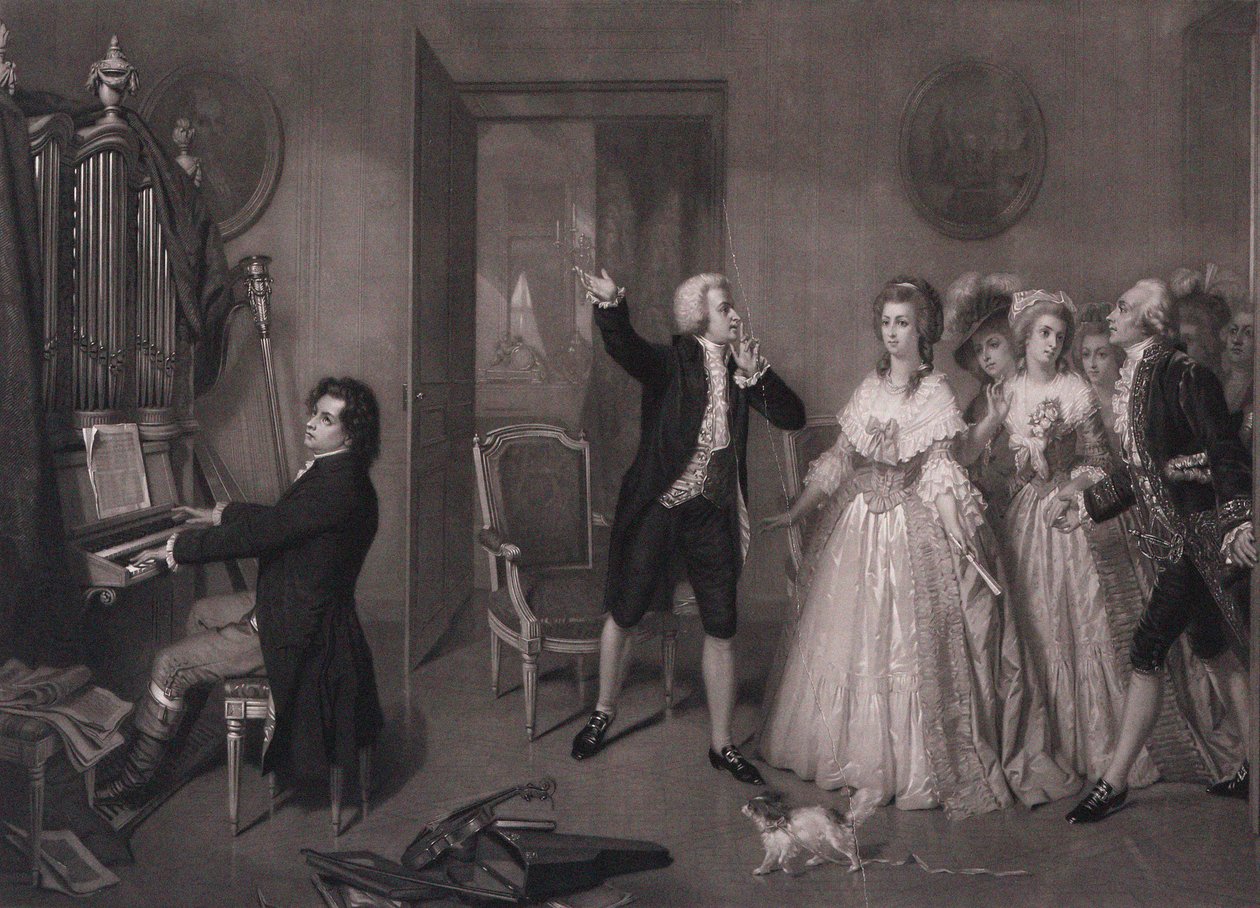 Beethoven en la casa de Mozart de Hugues Merle